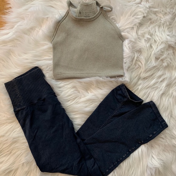 Free People Pants - NEW Free People leggings and happiness crop set